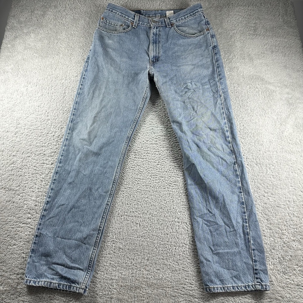 VINTAGE Levi's 505 Jeans Mens‎ 34x32 Blue Faded Distressed Classic Y2K